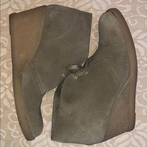 J. Crew MacAlister wedge booties